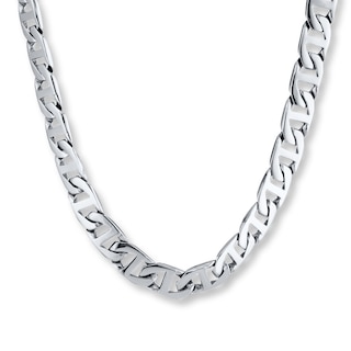 Stainless Steel 4mm Cable Link 20 inch Chain Necklace - SSW627