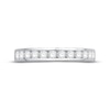 Thumbnail Image 2 of Diamond Anniversary Band 1/2 ct tw Round-cut ct tw 18K White Gold