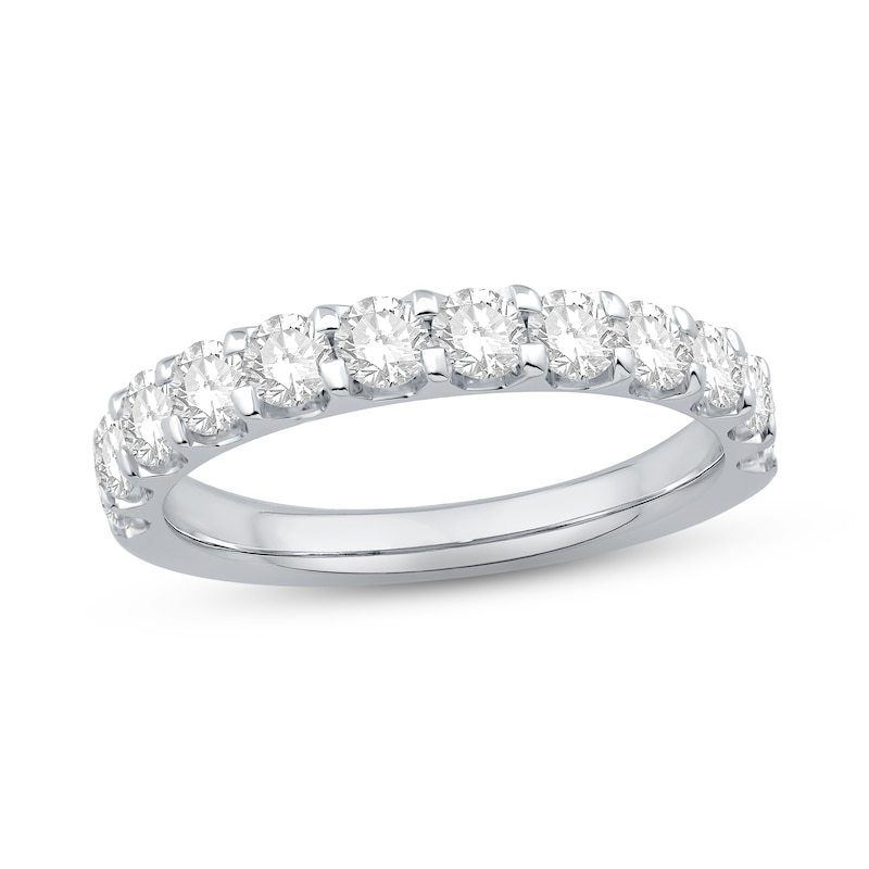 Main Image 1 of Diamond Anniversary Band 1 ct tw Round-cut 18K White Gold