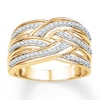 Thumbnail Image 1 of Diamond Ring 1/3 ct tw Round-cut 10K Yellow Gold