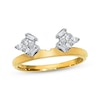 Thumbnail Image 1 of Diamond Enhancer Ring 1/4 ct tw Baguettes 14K Yellow Gold