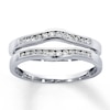 Thumbnail Image 1 of Diamond Enhancer Ring 1/4 ct tw Round-cut 14K White Gold