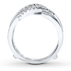 Thumbnail Image 2 of Diamond Enhancer Ring 1/5 ct tw Round-cut 14K White Gold