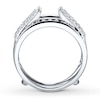 Thumbnail Image 1 of Diamond Enhancer Ring 5/8 ct tw Round-cut 14K White Gold
