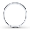 Thumbnail Image 2 of Men's Diamond Band 1/4 ct tw Round-cut 10K White Gold