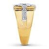 Thumbnail Image 3 of Men's Ring 5/8 ct tw Diamonds 10K Two-Tone Gold