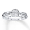 Thumbnail Image 0 of Engagement Ring 1/5 ct tw Diamonds 10K White Gold