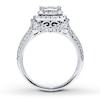 Thumbnail Image 1 of Radiant Reflections Engagement Ring 1 ct tw Diamonds 14K Gold