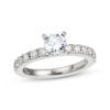 Thumbnail Image 1 of Diamond Engagement Ring 1-1/8 ct tw Round-cut 14K White Gold