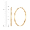 Thumbnail Image 1 of Concave Hoop Earrings 10K Yellow Gold 59mm