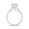 Thumbnail Image 3 of Lab-Grown Diamonds by KAY Round-Cut Twist Shank Engagement Ring 3-1/4 ct tw 14K White Gold