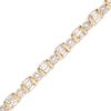 Thumbnail Image 0 of Round & Baguette-Cut Diamond Bracelet 5 ct tw 14K Yellow Gold 7.25"