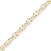 Thumbnail Image 1 of Round & Baguette-Cut Diamond Bracelet 5 ct tw 14K Yellow Gold 7.25"