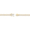 Thumbnail Image 2 of Round & Baguette-Cut Diamond Bracelet 5 ct tw 14K Yellow Gold 7.25"