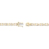 Thumbnail Image 3 of Baguette & Round-Cut Diamond Bracelet 3 ct tw 14K Yellow Gold 7&quot;