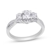 Thumbnail Image 1 of Round-Cut Diamond Three-Stone Engagement Ring 1 ct tw 14K White Gold