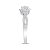 Thumbnail Image 2 of Round-Cut Diamond Three-Stone Engagement Ring 1 ct tw 14K White Gold