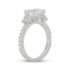 Thumbnail Image 2 of Neil Lane Artistry East West Emerald-Cut Lab-Grown Diamond Engagement Ring 2-7/8 ct tw 14K White Gold