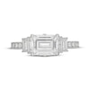 Thumbnail Image 3 of Neil Lane Artistry East West Emerald-Cut Lab-Grown Diamond Engagement Ring 2-7/8 ct tw 14K White Gold