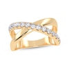 Thumbnail Image 1 of Diamond Crisscross Orbit Ring 1/2 ct tw 14K Yellow Gold