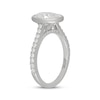 Thumbnail Image 2 of Neil Lane Artistry Oval-Cut Lab-Grown Diamond Bezel-Set Engagement Ring 2-1/2 ct tw 14K White Gold