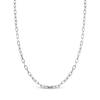 Thumbnail Image 1 of Men's Hollow Rolo Chain Necklace 5mm Stainless Steel 22&quot;