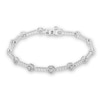 Thumbnail Image 1 of Diamond Bracelet 1/5 ct tw Round-cut Sterling Silver