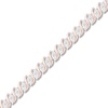 Thumbnail Image 1 of Diamond Bracelet 1/10 ct tw 10K Rose Gold/Sterling Silver 7.25&quot;