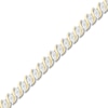 Thumbnail Image 1 of Diamond Bracelet 1/10 ct tw 10K Yellow Gold & Sterling Silver 7.25&quot;