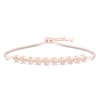 Thumbnail Image 1 of Diamond Bolo Bracelet 1/2 ct tw 10K Rose Gold 9.5&quot;