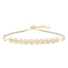 Thumbnail Image 1 of Diamond Bolo Bracelet 1/2 ct tw 10K Yellow Gold 9.5&quot;