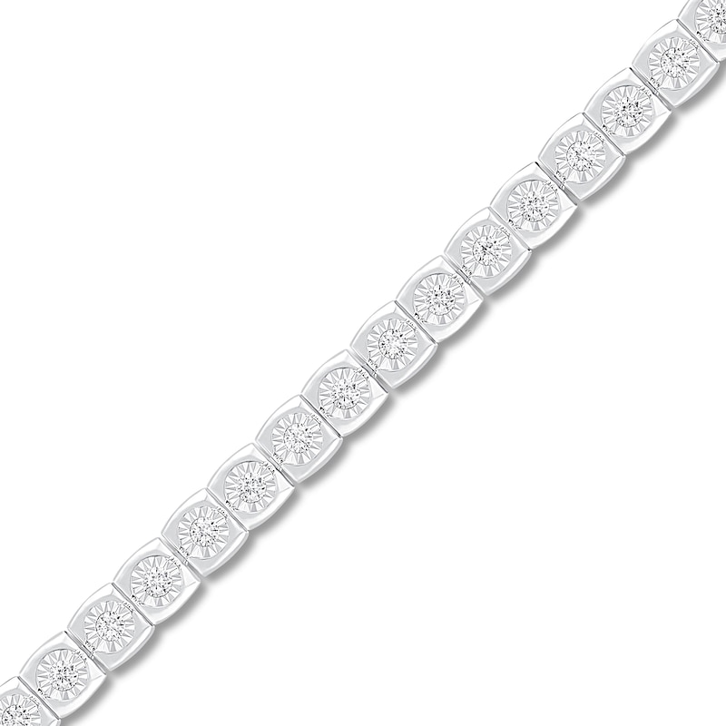 Main Image 2 of Diamond Fashion Bracelet 3/4 ct tw 10K White Gold 7.25&quot;