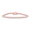 Thumbnail Image 1 of Diamond Tennis Bracelet 1 ct tw Round-cut 10K Rose Gold 7&quot;