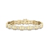 Thumbnail Image 1 of Men's Diamond Bracelet 1/2 ct tw Round-cut 10K Yellow Gold 8.5&quot;