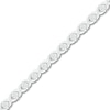 Thumbnail Image 2 of Diamond Tennis Bracelet 1/10 ct tw Round-cut Sterling Silver 7.25&quot;