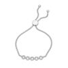 Thumbnail Image 0 of Diamond Bolo Bracelet 1/4 ct tw Round-Cut 10K White Gold 9.5"