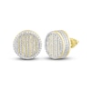 Thumbnail Image 0 of Men's Diamond Earrings 1/2 ct tw Round & Baguette 10K Yellow Gold