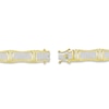 Thumbnail Image 3 of Men's Diamond Link Bracelet 1-7/8 ct tw Round-cut 10K Yellow Gold 8.5&quot;