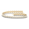 Thumbnail Image 0 of Men's Diamond Tennis Bracelet 2 ct tw Round-cut 10K Yellow Gold 8.5"