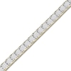 Thumbnail Image 2 of Men's Diamond Large Tennis Bracelet 2 ct tw Round-cut 10K Yellow Gold 8.5&quot;