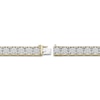 Thumbnail Image 3 of Men's Diamond Large Tennis Bracelet 2 ct tw Round-cut 10K Yellow Gold 8.5&quot;