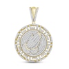 Thumbnail Image 1 of Men's Diamond Praying Hands Pendant 1 ct tw Round 10K Yellow Gold