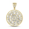 Thumbnail Image 4 of Men's Diamond Praying Hands Pendant 1 ct tw Round 10K Yellow Gold