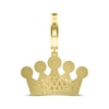 Thumbnail Image 3 of Men's Diamond Crown Pendant 1 ct tw Round-cut 10K Yellow Gold