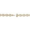 Thumbnail Image 3 of Love Entwined Diamond Bracelet 1 ct tw Round-cut 10K Yellow Gold 7&quot;