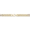 Thumbnail Image 2 of Men's Diamond Cuban Chain Necklace 2 ct tw Round-cut 10K Yellow Gold 22&quot;