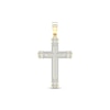 Thumbnail Image 1 of Diamond Cross Charm 1 ct tw Round-cut 10K Yellow Gold