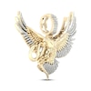 Thumbnail Image 2 of Men's Diamond Eagle and Snake Charm 1/3 ct tw Round-cut 10K Yellow Gold