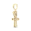 Thumbnail Image 4 of Men's Diamond Slanted Crown Cross Charm 1/2 ct tw 10K Yellow Gold