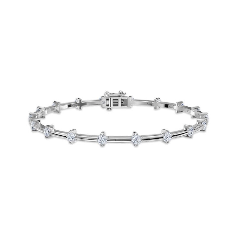 Main Image 1 of Diamond Bracelet 2 ct tw 14K White Gold 7.25&quot;